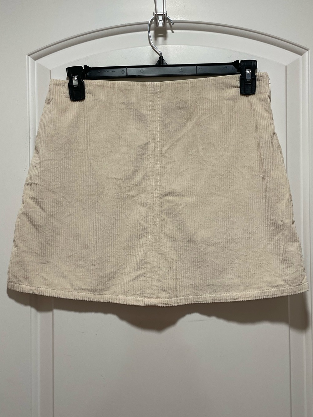 AE Concert! Cute! Cream! Corduroy! Cottagecore! 100% Cotton Fall Skirt Sz Medium